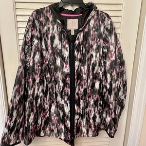 NWOT Isaac Mizrahi Soho Windbreaker 2X